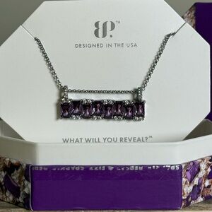 Bomb Party February 2026 Necklace “Gorgeous Headlines” Brand New!